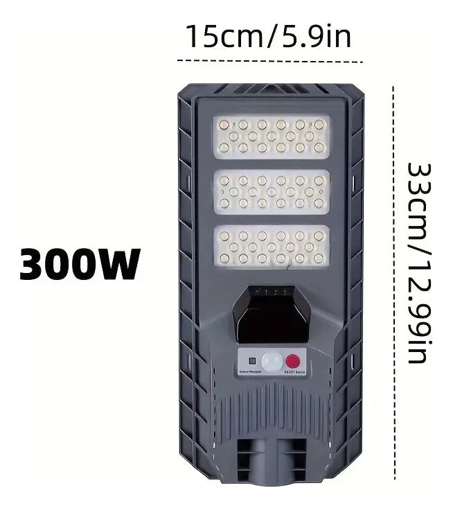 Foco Solar 300w Recargable Ip65 Sensor M